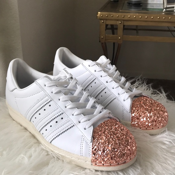ADIDAS Superstar Rose Gold Toe - Picture 5 of 8